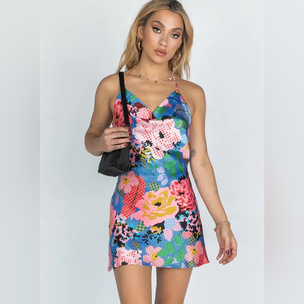 Princess Polly - GRETA MINI DRESS FLORAL MULTI